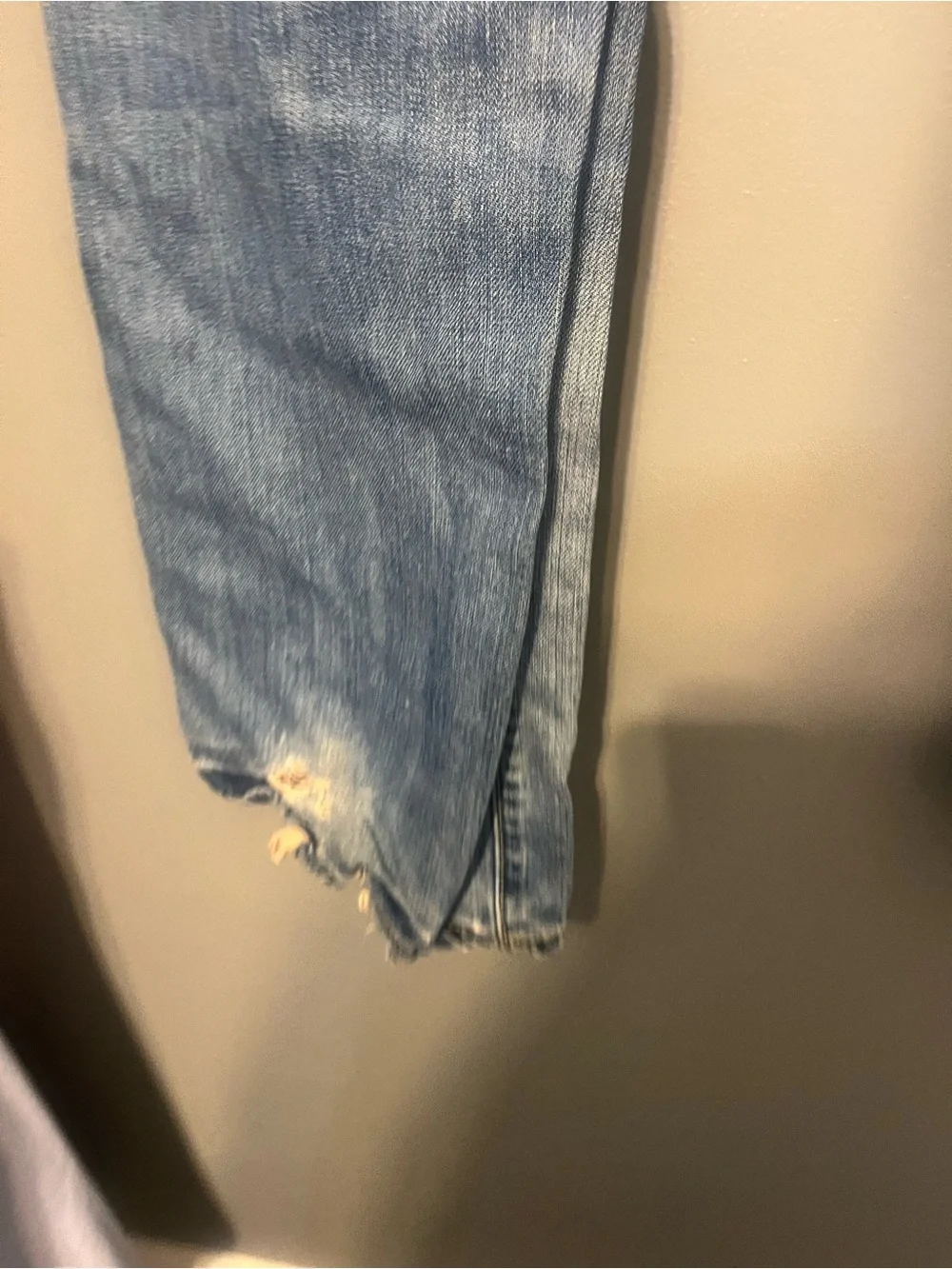 Ed Hardy Men's Light Blue Relaxed Denim Jeans
